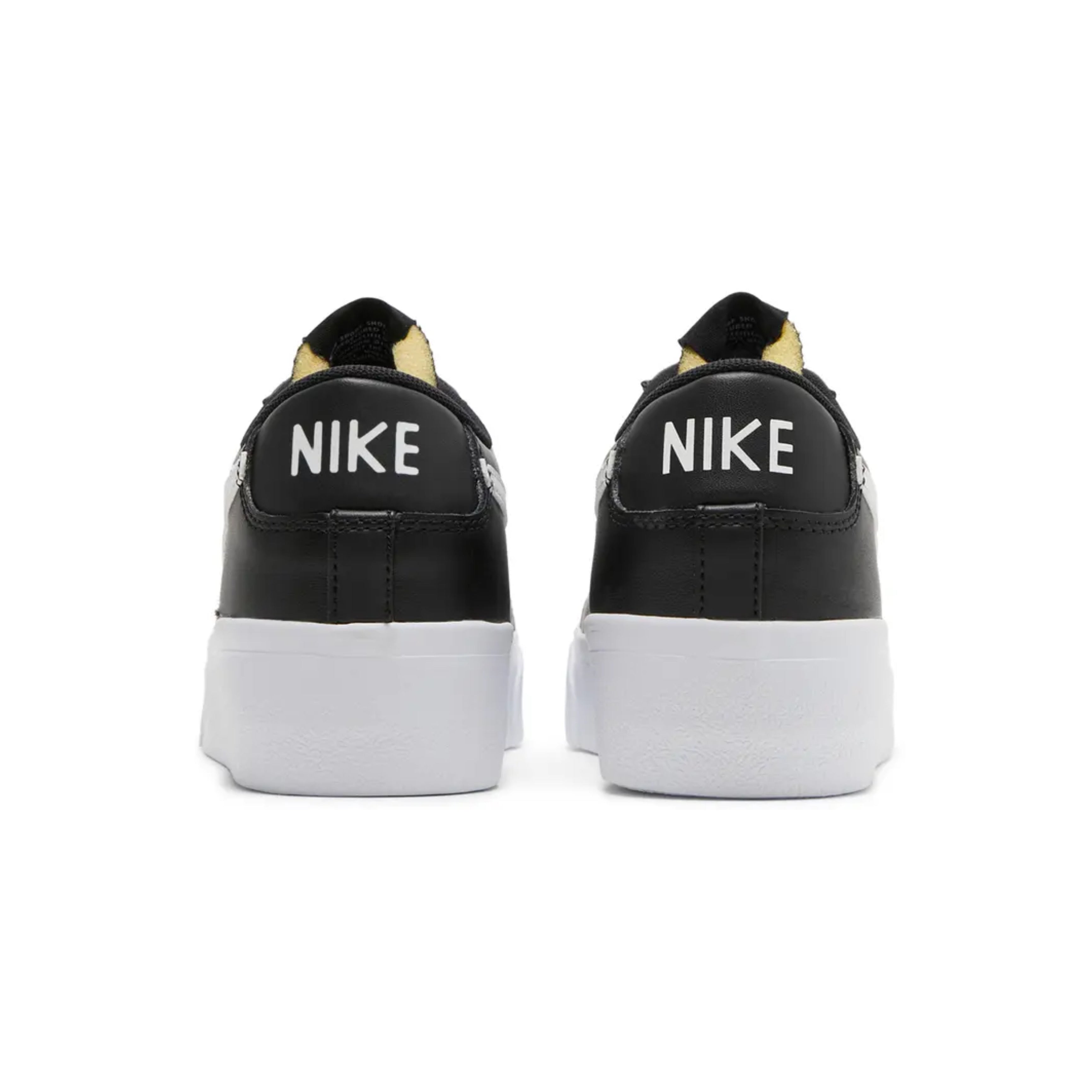Nike Wmns Blazer Low Platform 'Black White'