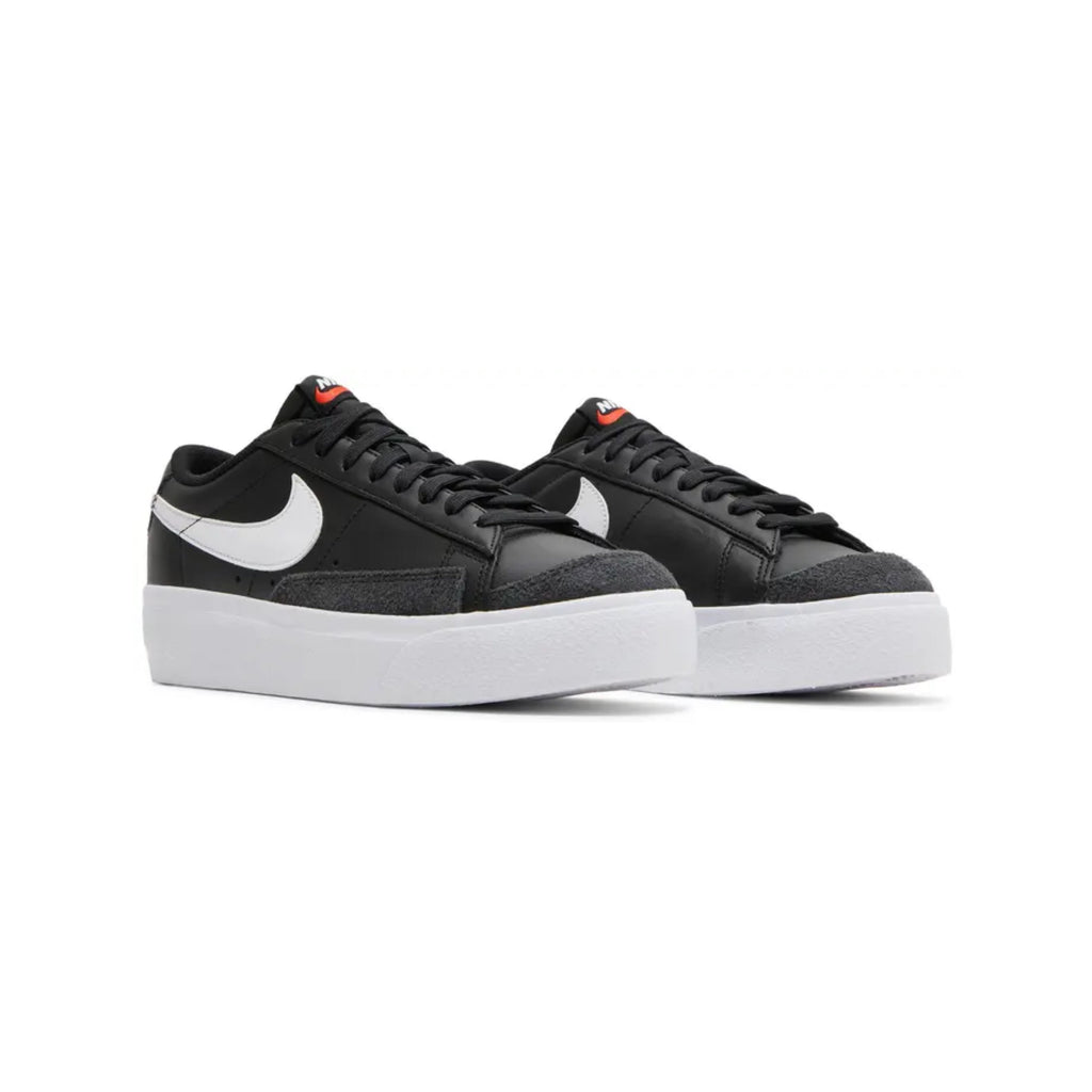 Nike Wmns Blazer Low Platform 'Black White'