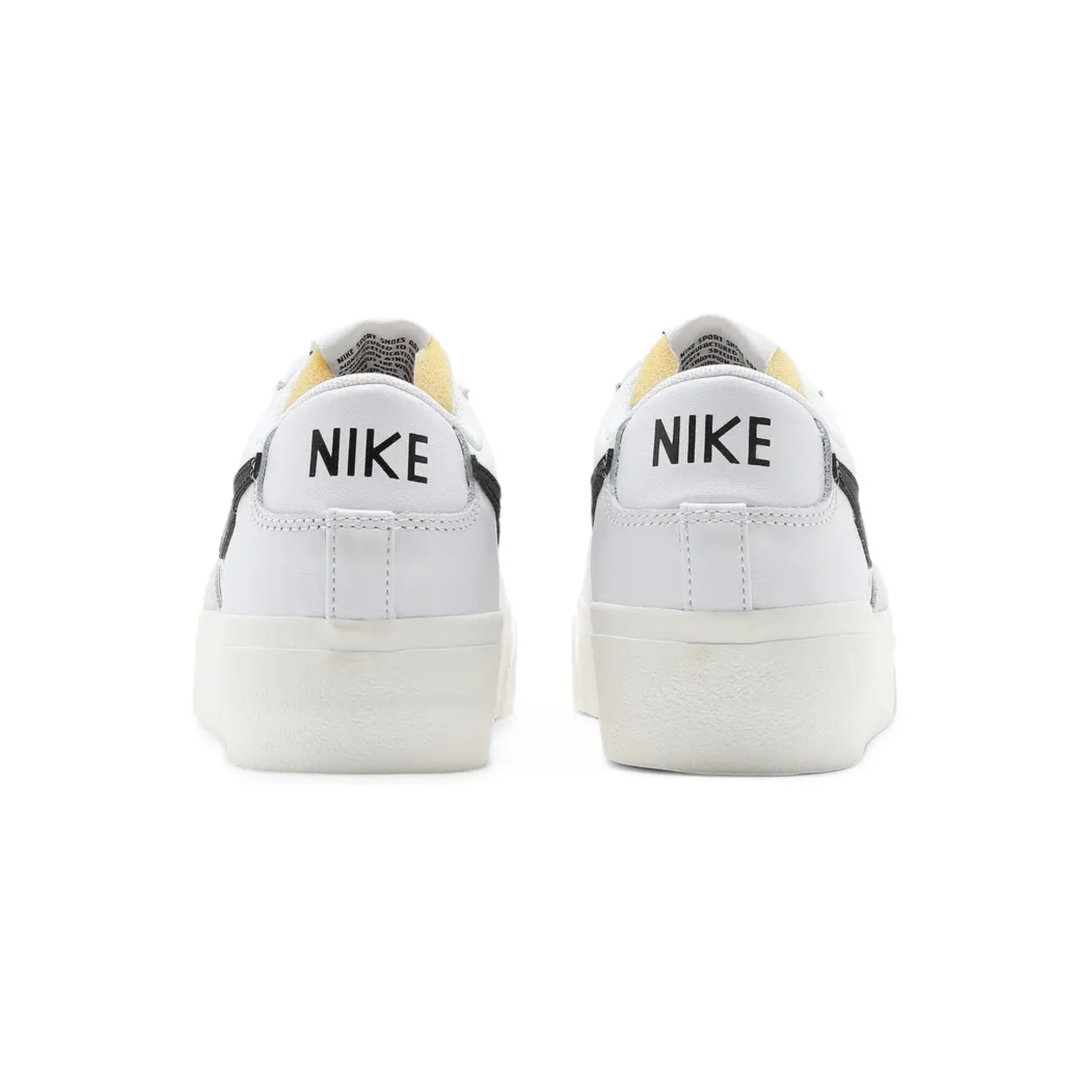 Nike Wmns Blazer Low Platform 'White Black'