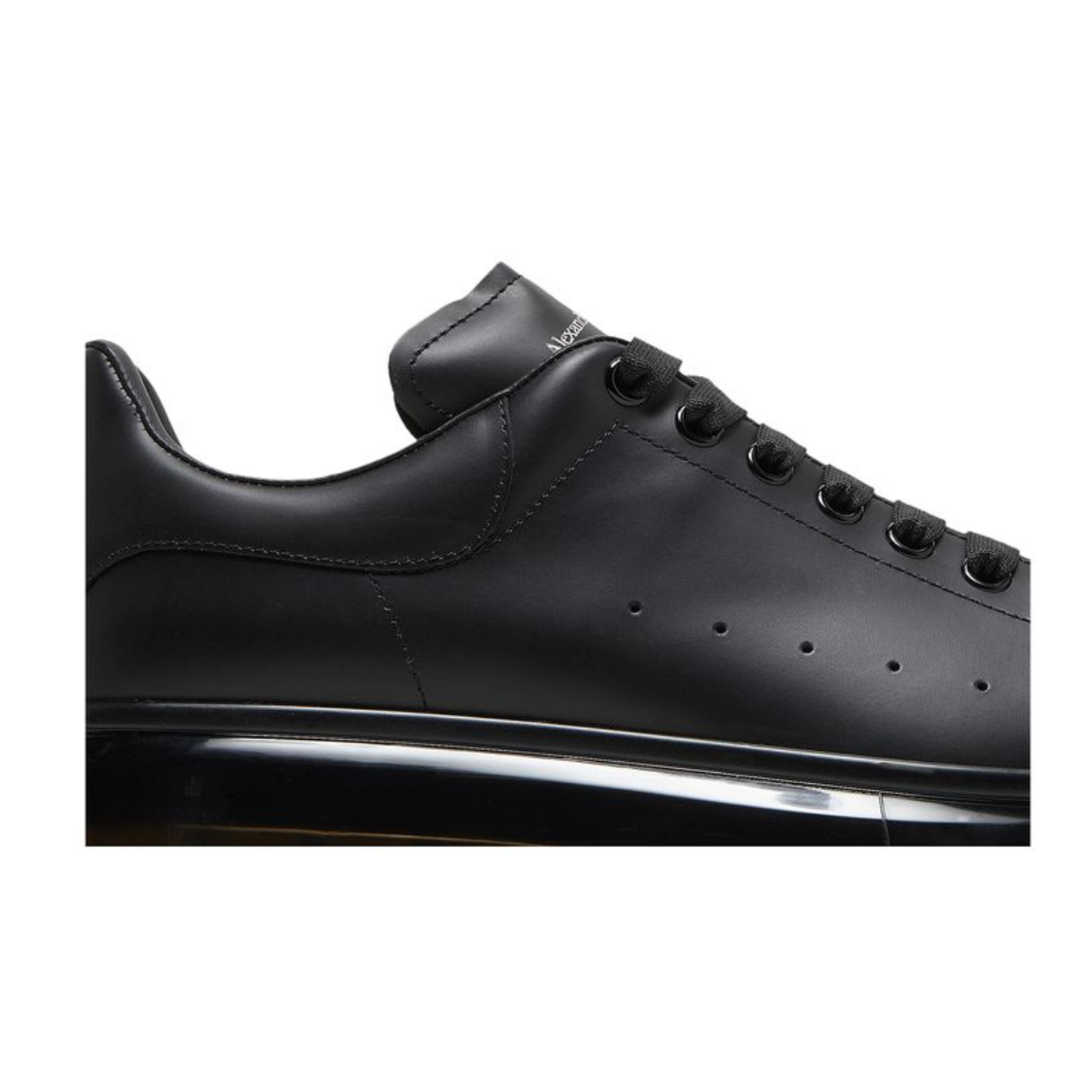 Alexander Mcqueen Oversized – Black Shiny Sole