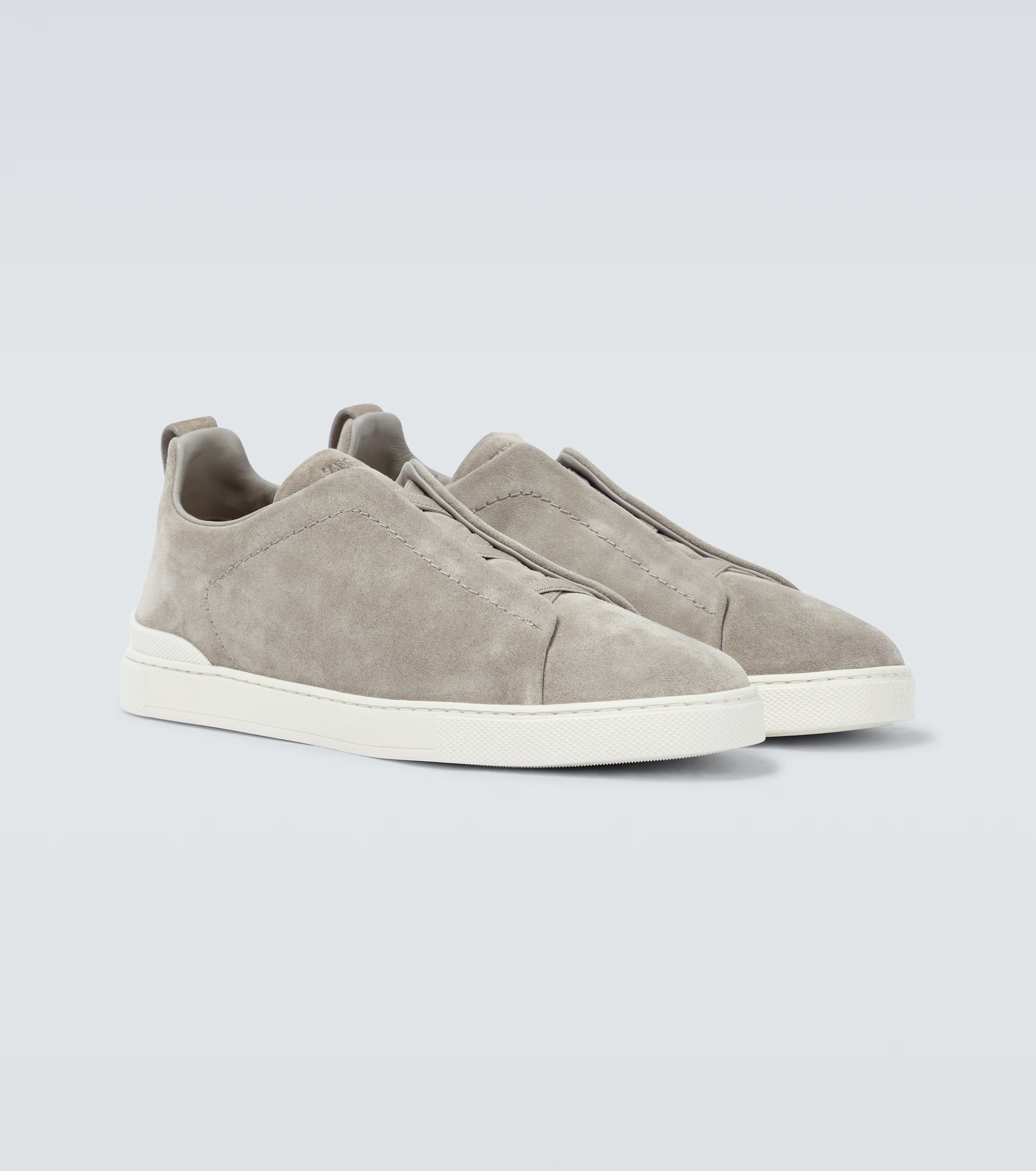 Zegna Triple Stitch suede sneakers
