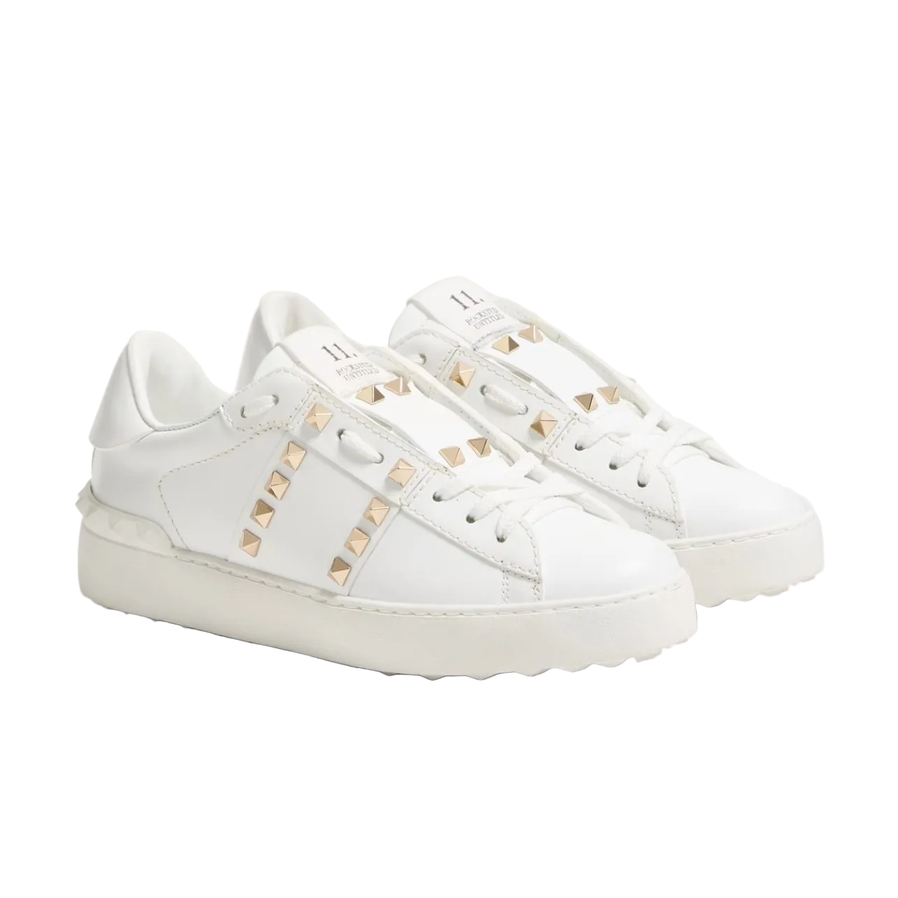 Valentino Rockstud Untitled – White Gold