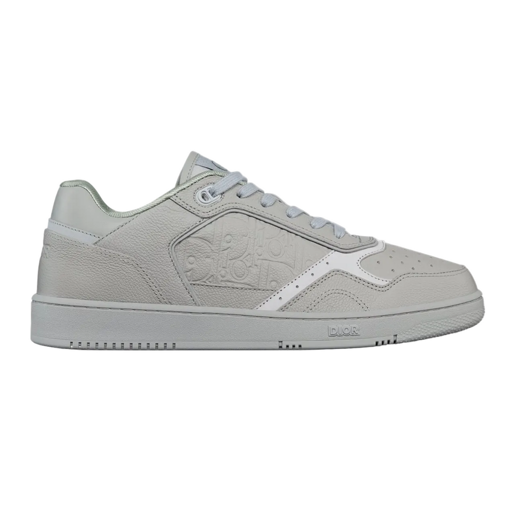 Dior B27 Uptown Low-Top Sneaker Gray Grained Calfskin and Gray Dior Gravity