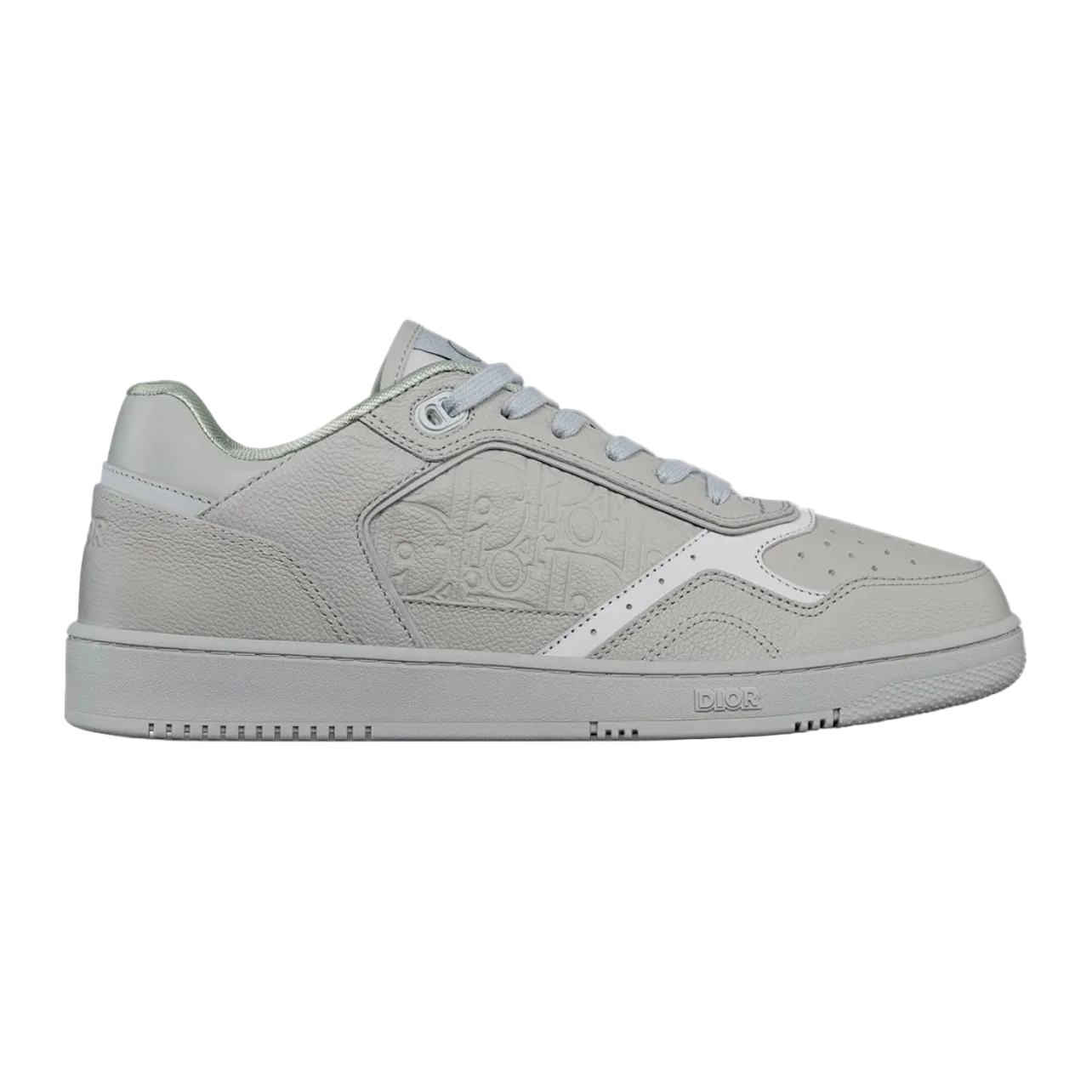 Dior B27 Uptown Low-Top Sneaker Gray Grained Calfskin and Gray Dior Gravity