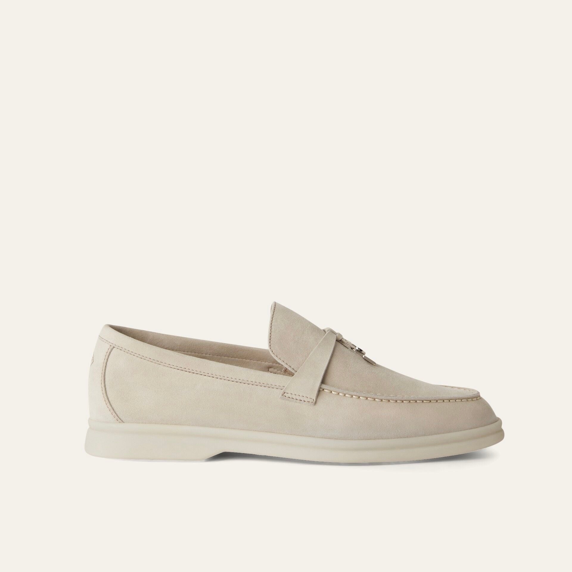 Loro piana Summer Charms Walk Loafer'Powder Pearl'