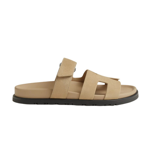 Hermès Chypre Sandals 'Beige Suede' (Women's)