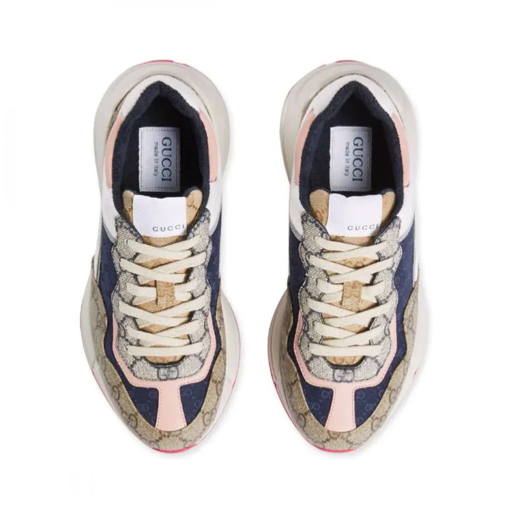 GUCCI MULTICOLOR GG RHYTON SNEAKERS